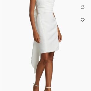 Amsale Little White Dress